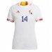 Fotballdrakt Dame Belgia Dries Mertens #14 Bortedrakt VM 2022 Kortermet